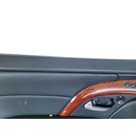 Acura RL 05-12 Front Left Door Panel Trim Black 83551-SJA-A04ZG, E052, OEM, 2005, 2006, 2007, 2008, 2009, 2010, 2011, 2012