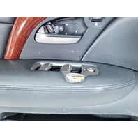 Acura RL 05-12 Front Left Door Panel Trim Black 83551-SJA-A04ZG, E052, OEM, 2005, 2006, 2007, 2008, 2009, 2010, 2011, 2012