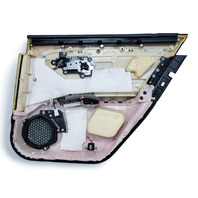 Acura RL 05-08 Rear Left Door Panel Trim Black  83751-SJA-A16ZG, E052, OEM, 2005, 2006, 2007, 2008