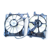 Acura RL 05-12 A/C Cooling  Set Fan W/Shroud 38611-RJA-J01, 19015-RJA-J01, E052, OEM, 2005, 2006, 2007, 2008, 2009, 2010, 2011, 2012