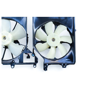 Acura RL 05-12 A/C Cooling  Set Fan W/Shroud 38611-RJA-J01, 19015-RJA-J01, E052, OEM, 2005, 2006, 2007, 2008, 2009, 2010, 2011, 2012