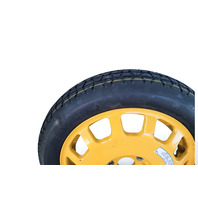 Acura RL 05-08 Spare Tire Wheel Donut Disc Rim Yellow T155/70D17, 42700-SJA-J51, E052, OEM, 2005, 2006, 2007, 2008