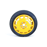 Acura RL 05-08 Spare Tire Wheel Donut Disc Rim Yellow T155/70D17, 42700-SJA-J51, E052, OEM, 2005, 2006, 2007, 2008