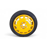 Acura RL 05-08 Spare Tire Wheel Donut Disc Rim Yellow T155/70D17, 42700-SJA-J51, E052, OEM, 2005, 2006, 2007, 2008