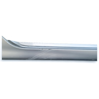 Acura RL 05-08 Rocker Panel Molding Side Skirt Right/Passenger Side Silver Metallic, 71800-SJA-A01ZF, E052, OEM, 2005, 2006, 2007, 2008