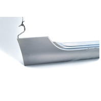 Acura RL 05-08 Rocker Panel Molding Side Skirt Right/Passenger Side Silver Metallic, 71800-SJA-A01ZF, E052, OEM, 2005, 2006, 2007, 2008