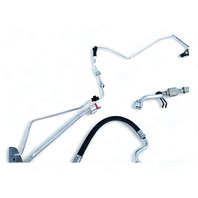Acura RL 05-12 A/C Air Conditioner Evaporator Hose Line Pipe Set(3) 80320-SJA-A01, E052, OEM, 2005, 2006, 2007, 2008, 2009, 2010, 2011, 2012