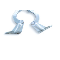Acura RL 05 Hood Hinges Stay Set Left/Right White 60170-SJA-305ZZ, 60120-SJA-305ZZ, E052, OEM, 2005
