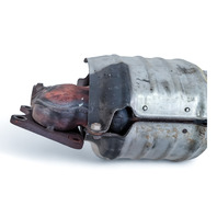 Acura RL 05-08 Rear Exhaust Manifold Assembly, 18290-RJA-A00, E052, OEM, 2005, 2006, 2007, 2008