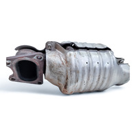 Acura RL 05-08 Front Exhaust Manifold Assembly, 18190-RJA-A00, E052, OEM, 2005, 2006, 2007, 2008