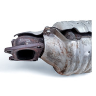 Acura RL 05-08 Front Exhaust Manifold Assembly, 18190-RJA-A00, E052, OEM, 2005, 2006, 2007, 2008
