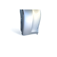 Acura RL 05-08 Front Bumper Cover w/o Fog Light Lamps Silver Metallic, 04711-SJA-A90ZZ, E052, OEM, 2005, 2006, 2007, 2008