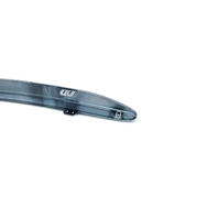 Acura RL 05-08 Front Left Bumper Molding Trim Spacer Pad Protector Silver 71107-SJA-000ZF, E052, OEM, 2005, 2006, 2007, 2008