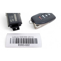 Lexus GS350 13-16 Keyless Smart Key FOB Remote w/ Key Switch, Push Start, 89611-30121, E053, OEM, 2013, 2014, 2015, 2016 Lexus GS350 13-16 Keyless Smart Key FOB Remote w/ Key Switch, Push Start, 89611-30121, E053, OEM, 2013, 2014, 2015, 2016