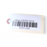 Lexus GS350 07-20 Front Brake Caliper Right/Passenger RWD, E053, OEM, 2007, 2008, 2009, 2010, 2011, 2013, 2014, 2015, 2016, 2017, 2018, 2019, 2020 Lexus GS350 07-20 Front Brake Caliper Right/Passenger RWD, E053, OEM, 2007, 2008, 2009, 2010, 2011, 2013, 2014, 2015, 2016, 2017, 2018, 2019, 2020