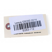 Lexus GS350 13-16 Front Reinforcement Re-Bar Impact Bar 52131-30310, E053, OEM, 2013, 2014, 2015, 2016