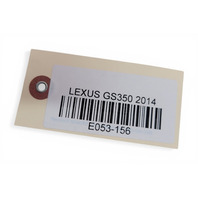 2013-2020 Lexus GS350 Rear Bumper Parking Wire Harness No.3 82183-30150, E053, OEM, 2013, 2014, 2015, 2016, 2017, 2018, 2019, 2020