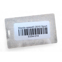 Mazda 3 Speed 10-13 Axle Drive Shaft Front Left/Driver GG65-25-600, E054, OEM, 2010, 2011, 2012, 2013