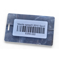 Mazda 3 Speed 10-13 Rear Engine Splash Shield Under Cover Undercar, BBM4-56-110C, E054, OEM, 2010, 2011, 2012, 2013