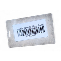 Mazda 3 Speed 10-13 Rear Right/Left Shock Absorber Strut Set, BBN5-28-910C, E054, OEM, 2010, 2011, 2012, 2013