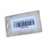 Mazda 3 Speed 10-13 Front Crossmember Sub Frame Cradle BBM4-34-800E, E054, OEM, 2010, 2011, 2012, 2013