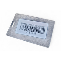 Mazda 3 Speed 10-13 Full Floor Carpet Black, E054, OEM, 2010, 2011, 2012, 2013