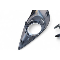 Mazda 3 Speed 10-13 Front Bumper Cover Fog Light Grille Bezel Left/Right, Set, BBN6-50-C11C, E054, OEM, 2010, 2011, 2012, 2013