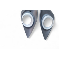 Mazda 3 Speed 10-13 Front Bumper Cover Fog Light Grille Bezel Left/Right, Set, BBN6-50-C11C, E054, OEM, 2010, 2011, 2012, 2013