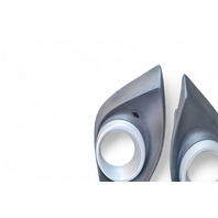 Mazda 3 Speed 10-13 Front Bumper Cover Fog Light Grille Bezel Left/Right, Set, BBN6-50-C11C, E054, OEM, 2010, 2011, 2012, 2013