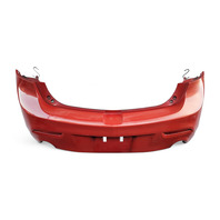 Mazda 3 Speed 10-13 Rear Bumper Cover Assembly, BCD2-50-221F-BB, E054, OEM, 2010, 2011, 2012, 2013