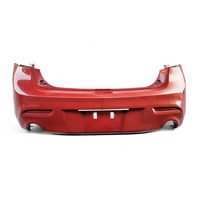 Mazda 3 Speed 10-13 Rear Bumper Cover Assembly, BCD2-50-221F-BB, E054, OEM, 2010, 2011, 2012, 2013