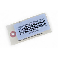 Mazda 3 Speed 10-13 Complete Air Intake/Cleaner Box L3CE-13-320, E054, OEM, 2010, 2011, 2012, 2013