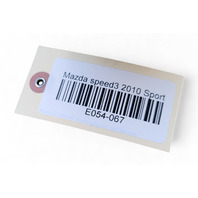 Mazda 3 Speed 07-13 Throttle Body Control Valve L35M-13-640A, E054, OEM, 2007, 2008, 2009, 2010, 2011, 2012, 2013