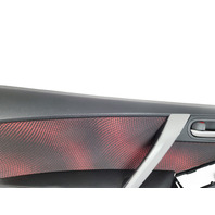 Mazda 3 Speed 10 Door Panel Front Left/Driver Side Black/Red, BBN5-68-460H-10, E054, OEM,