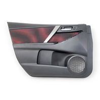 Mazda 3 Speed 10 Door Panel Front Left/Driver Side Black/Red, BBN5-68-460H-10, E054, OEM,