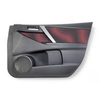 Mazda 3 Speed 10 Door Panel Front Right/Passenger Side Black/Red, BBN6-68-430E-10, E054, OEM,