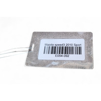 Mazda 3 Speed 10-13 Trunk Deck Luggage Lid w/ Spoiler Red, BBY6-62-02XB, E054, OEM, 2010, 2011, 2012, 2013