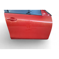 Mazda 3 Speed 10-13 Door Assembly, Right/Passenger, Red, BBY9-58-02XF, E054, OEM, 2010, 2011, 2012, 2013