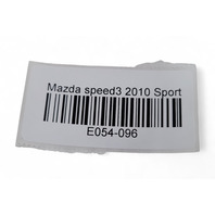 Mazda 3 Speed 10-13 Sun Visor Sunvisor Left/Right Gray Set BBM3-69-270C-75, BBM3-69-320C-75, E054, OEM, 2010, 2011, 2012, 2013