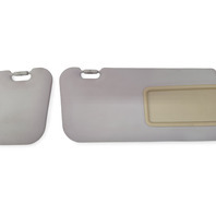 Mazda 3 Speed 10-13 Sun Visor Sunvisor Left/Right Gray Set BBM3-69-270C-75, BBM3-69-320C-75, E054, OEM, 2010, 2011, 2012, 2013