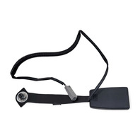 Mazda 3 speed 10-13 Front Seat Belt Buckle Left/Driver Black BBY4-57-680-02, E054, OEM, 2010, 2011, 2012, 2013