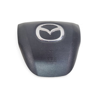 Mazda 3 Speed 10-13 Driver Air Wheel Bag Black BBM5-57-K00D-02, E054, OEM, 2010, 2011, 2012, 2013