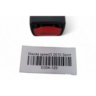 Mazda 3 speed 10-13 Front Seat Belt Buckle Right/Passenger Black BBY4-57-620-02, E054, OEM, 2010, 2011, 2012, 2013