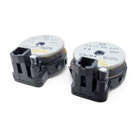 Mazda 3 Speed 10-13 Front Left/Right Door Tweet Speaker Set GS1D-66-960, E054, OEM, 2010, 2011, 2012, 2013