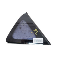 Mazda 3 Speed 10-13 Rear Door Window Glass Left/Driver BBN7-63-950D, E054, OEM, 2010, 2011, 2012, 2013