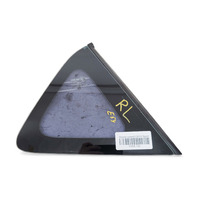 Mazda 3 Speed 10-13 Rear Door Window Glass Left/Driver BBN7-63-950D, E054, OEM, 2010, 2011, 2012, 2013