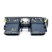 Lexus RC F 15-16 Dash A/C Air Vent Center Instrument WO/Clock Black 55670-24070-C0, E055, OEM, 2015, 2016