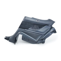 Lexus RC F 15-24 Rear Right Passenger Quarter Panel Trim Black, 62510-24220-C4, E055, OEM, 2015, 2016, 2017, 2018, 2019, 2020, 2021, 2022, 2023, 2024