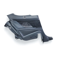 Lexus RC F 15-24 Rear Left/Driver Quarter Panel Trim Black, 62520-24200-C4, E055, OEM, 2015, 2016, 2017, 2018, 2019, 2020, 2021, 2022, 2023, 2024