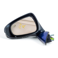Lexus RC350 15-20 Side View Mirror Left/Driver Blue, 87940-24430-J0, E055, OEM, 2015, 2016, 2017, 2018, 2019, 2020